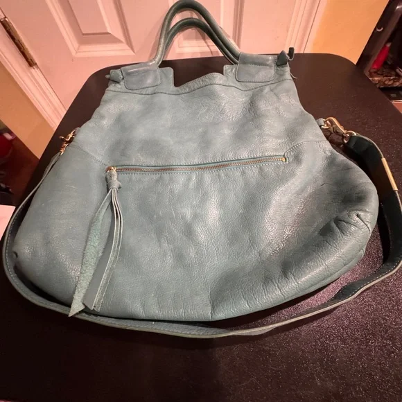 Foley + Corinna Teal Shoulder/crossbody leather Bag - Picture 10 of 13